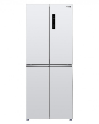 HYE RF01AMCD394W07 394L American Fridge Freezer, White