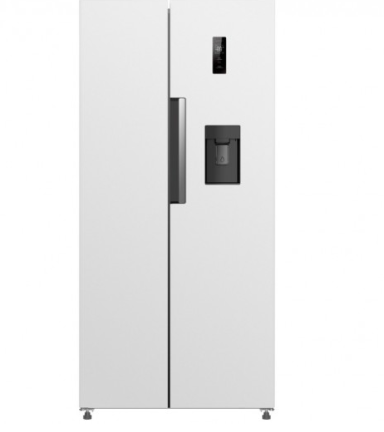 HYE 444L American Fridge Freezer Total No Frost Water Dispenser, White - RF01AMWD460W03