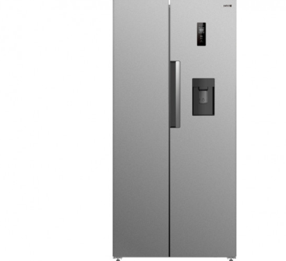 HYE 444 Litre American Fridge Freezer - Total No Frost - Water Dispenser - Silver - RF01AMWD460S03