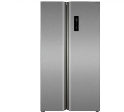 HYE 505L American Fridge Freezer No Frost, Inox - RF01AM505DS07